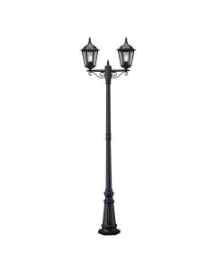 Konstsmide - Firenze - 7234-750 - Black 2 Light Outdoor Lamp Post