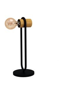 Eglo Lighting - Chieveley - 43543 - Black Wood Table Lamp