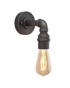 Endon Lighting - Pipe - 78765 - Antique Pewter Wall Light