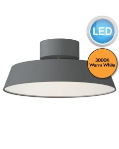 Nordlux - Kaito - 2220506010 - LED Grey Flush Ceiling Light