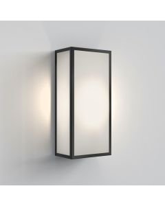 Astro Lighting - Messina 160 Frosted II 1183030 - IP44 Textured Black Wall Light