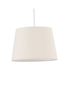 Natural Cotton 23cm Tapered Cylinder Pendant or Lamp Shade