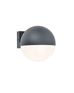 Lutec - Looma - 5138001118 - Dark Grey Opal IP54 Outdoor Wall Washer Light