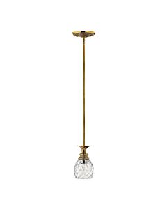 Hinkley Lighting - Plantation - HK-PLANTATION-MP-BB - Brass Clear Glass Ceiling Pendant Light