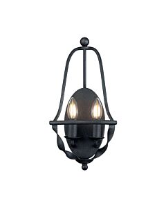 Quoizel Lighting - Bradbury - QZ-BRADBURY2-GK - Grey Ash 2 Light Wall Light