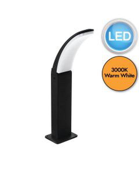 Eglo Lighting - Fiumicino - 98151 - LED Black White IP44 Outdoor Post Light