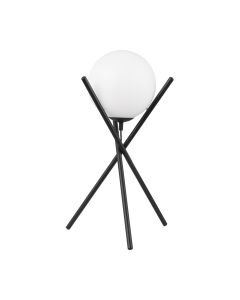 Eglo Lighting - Salvezinas - 39593 - Black Opal Glass Table Lamp