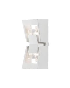 Konstsmide - Potenza - 7955-250 - White 2 Light IP54 Outdoor Wall Washer Light