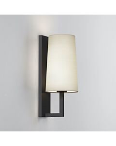 Astro Lighting - Riva - 5018007 & 1214015 - Black White Glass IP44 Bathroom Wall Light