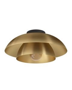 Eglo Lighting - Cenciara - 900848 - Black Brushed Brass Flush Ceiling Light