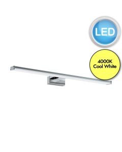 Eglo Lighting - Pandella 1 - 96065 - LED Chrome Silver White IP44 Bathroom Strip Wall Light