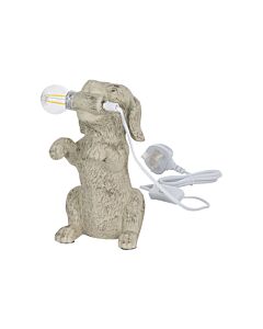 Rufus - Natural Dog Table Lamp