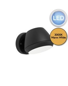 Eglo Lighting - Nivarolo - 900675 - LED Black White IP44 Outdoor Wall Light