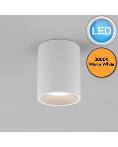 Astro Lighting - Kos Round 100 LED 1326061 - IP65 Textured White Surface Mounted Downlight