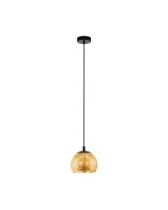 Eglo Lighting - Albaraccin - 98524 - Black Gold Tinted Glass Ceiling Pendant Light