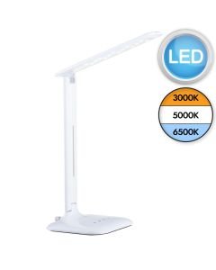 Eglo Lighting - Caupo - 93965 - LED White Touch Task Table Lamp
