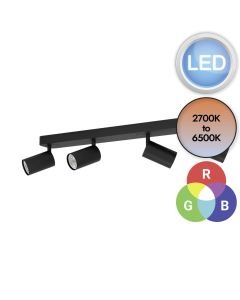 Eglo Lighting - Telimbela-Z - 900337 - LED Black 4 Light Ceiling Spotlight