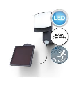 Lutec - Sunshine - 6925701345 - LED Grey Opal IP54 Solar Outdoor Sensor Floodlight