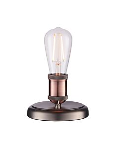 Endon Lighting - Hal - 76355 - Antique Pewter Aged Copper Table Lamp