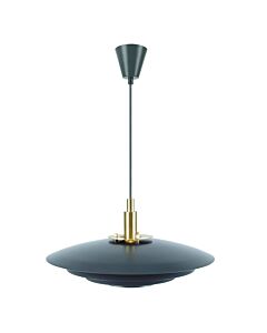 Nordlux - Bretagne 38 - 39489910 - Grey Brushed Brass Ceiling Pendant Light