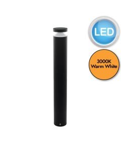 Eglo Lighting - Melzo - 97304 - LED Black Clear IP65 Outdoor Post Light
