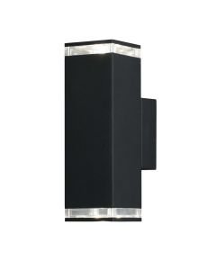 Konstsmide - Pollux - 407-750 - Black 2 Light IP44 Outdoor Wall Washer Light
