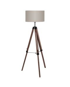 Eglo Lighting - Lantada - 94326 - Wood Taupe Tripod Floor Lamp