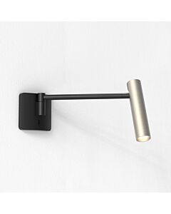 Astro Lighting - Leda - 1457004 & 5040001 - Black Nickel Reading Wall Light