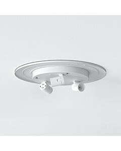 Astro Lighting - Ceiling Base - 1462002 - White 3 Light Excluding Shade Flush Ceiling Light