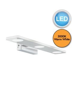 Eglo Lighting - Cabus - 96937 - LED Chrome White 3 Light IP44 Bathroom Wall Light