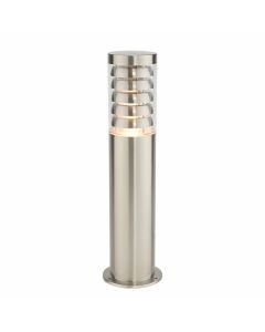 Saxby Lighting - Tango - 13922 - Stainless Steel Clear IP44 Short Outdoor Post Light