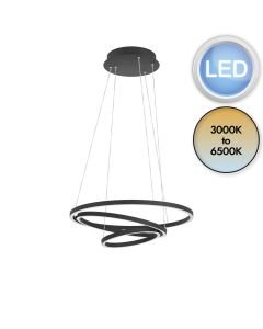 Eglo Lighting - Lobinero-Z - 900479 - LED Black White Ceiling Pendant Light