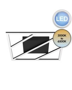 Eglo Lighting - Ulisano - 900596 - LED Black White Flush Ceiling Light