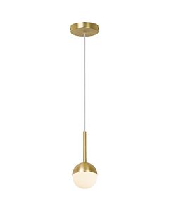 Nordlux - Contina - 2113153035 - Brass Opal Glass Ceiling Pendant Light