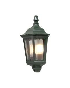 Konstsmide - Firenze - 7229-600 - Green Outdoor Half Lantern Wall Light