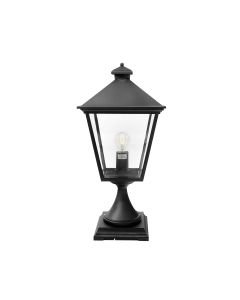 Norlys Lighting - Turin Grande - TG3-BLACK - Black Clear IP54 Outdoor Post Light