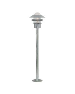Nordlux - Blokhus - 25078031 - Galvanized Steel Clear Glass IP54 Outdoor Post Light