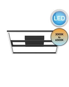 Eglo Lighting - Calagrano-Z - 900729 - LED Black White Flush Ceiling Light