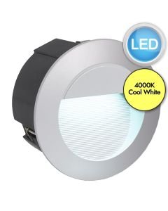 Eglo Lighting - Zimba-LED - 95233 - LED Silver IP65 Outdoor Recessed Marker Light