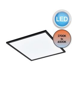 Eglo Lighting - Salobrena-Z - 900052 - LED Black White Flush Ceiling Light