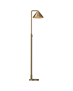 Elstead Lighting - Remyck - ALM-REMYCK-FL-GD - Gold Floor Reading Lamp