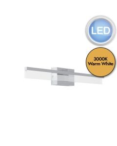 Eglo Lighting - Palmital - 97966 - LED Chrome Clear IP44 Bathroom Strip Wall Light