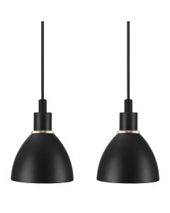 Nordlux - Set of 2 Ray 2-Kit - 63233003 - Black Ceiling Pendant Lights