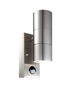 Blaze - Stainless Steel Outdoor Up Down Motion Sensor Wall Light
