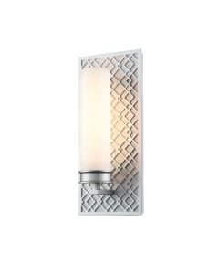 Elstead Lighting - Ziggy - ZIGGY1-LS - Silver IP44 Bathroom Wall Light