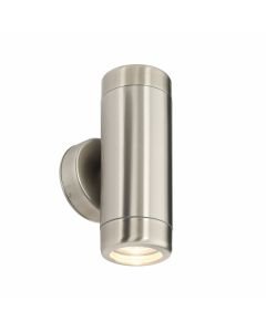 Saxby Lighting - Atlantis - 14015 - Marine Grade Stainless Steel Clear Glass 2 Light IP65 Outdoor Wall Washer Light