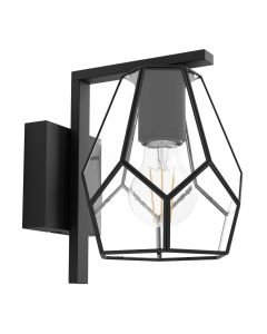 Eglo Lighting - Mardyke - 43645 - Black Clear Glass Wall Light