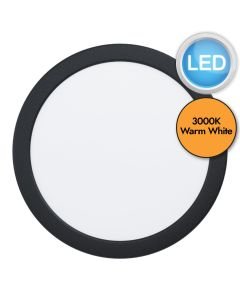 Eglo Lighting - Fueva 5 - 99145 - LED Black White Recessed Ceiling Downlight