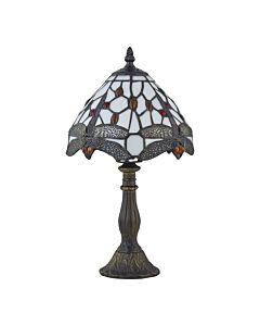 Basil - Tiffany Dragon Fly 36cm Table Lamp