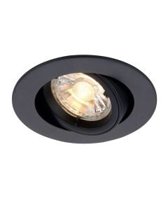 Saxby Lighting - Cast - 95919 - Black Tilt Recessed Ceiling Downlight
